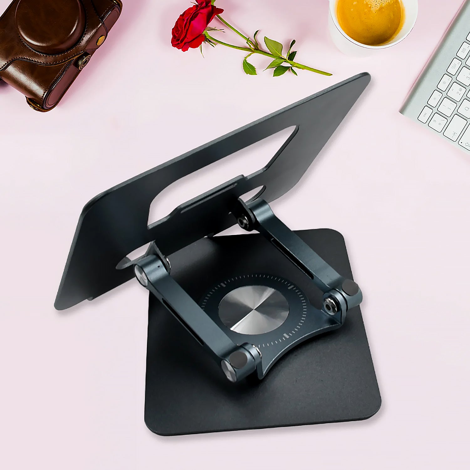 Aluminum Alloy 360rotating Bracket Adjustable Laptop Stand Portable Foldable Ergonomic Laptop Support Aluminum Alloy 360rotating Bracket Adjustable Laptop Stand Portable Foldable Ergonomic Laptop Support